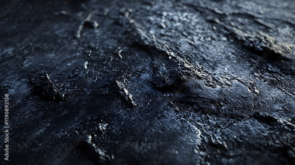 Poster dark rough stone surface creating dramatic background texture