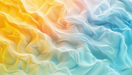 Fototapeta premium Colorful background with psychedelic wavy canvas and gradients, abstract wallpaper design