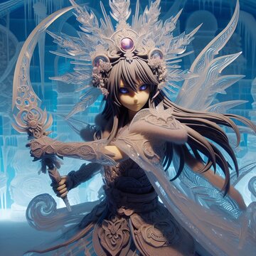 Yuki Onna with Ice Constructs A Yuki Onna who can create intrica