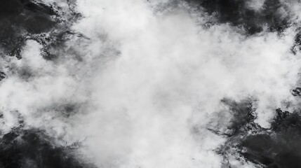 Abstract grayscale cloud formation artistic image