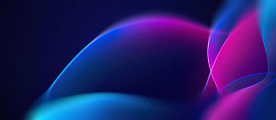 Vibrant Abstract Neon Color Background Design