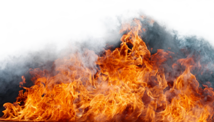 Fiery Sparks and Smoke Particles Overlay for Dynamic Effects