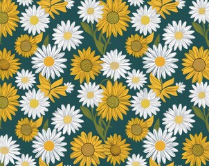 Decorative Regal Floral Pattern for Wallpapers and Textiles Elegant Burgundy and Golden Design