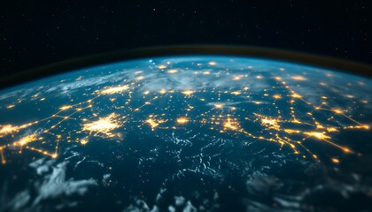 Obraz premium Business innovations in space exploration a global perspective on connectivity and technology