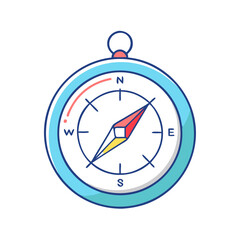 compass vector icon, compass vector illustration - simple illustration of compass, perfect for logos and iconscompass 