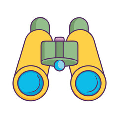 binoculars vector icon, binoculars vector illustration - simple illustration of binoculars, perfect for logos and iconsbinoculars 