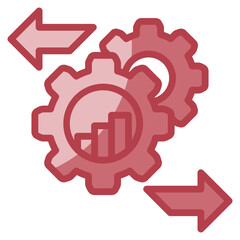 Process Optimization Icon Element For Design