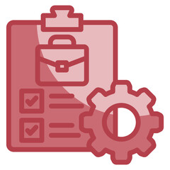 Job Sheet Icon Element For Design