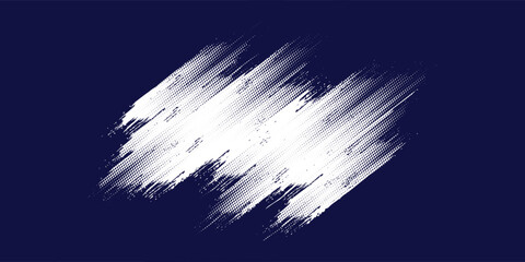 Dots halftone white and blue color pattern gradient grunge texture background. Dots pop art comics sport