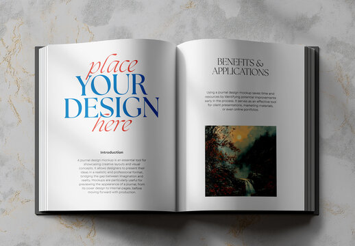 
Magazine, Editorial, Brochure, and Open Book Spread Mockup: Comprehensive Design Preview Generated with AI
