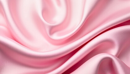 Obraz premium Soft Pink Silk Fabric Background for Elegance and Romance