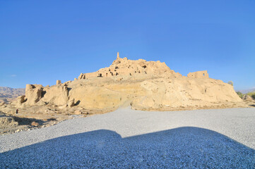A fortress Shahr-e Gholghola or Gholghola City  in the Afghan city of Bamyan called Chingiz Khan's fortress