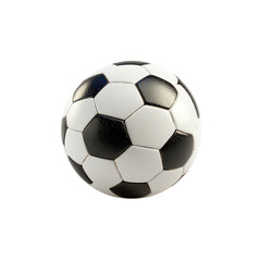 Fototapeta premium Classic Black and White Soccer Ball on Transparent background