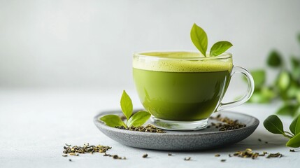 green macha tea