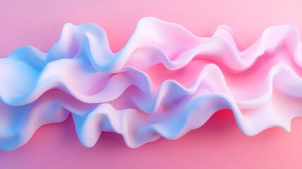 Flowing Gradient Waves of Energy - Captivating Abstract Digital