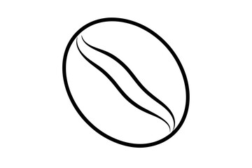 Realistic Coffee Bean Icon Vector Design with Detailed Texture