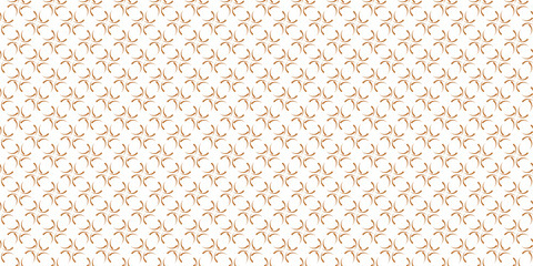 Golden abstract floral seamless pattern. Vector gold and white background. Simple geometric ornament