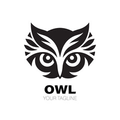 Owl Logo. Owl Logo Design. Owl Logo Brand. Owl Logo Vector Design Isolated on White Background
