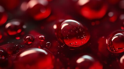 beautiful blood drops