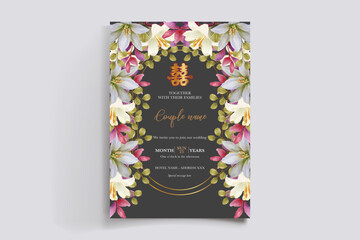 floral bridal shower invitation templates