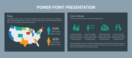 Business presentation templates, Modern brochure cover design, Annual report, leaflet, book cover design, Brochure layout, flyer template design, Corporate report, advertising template vector