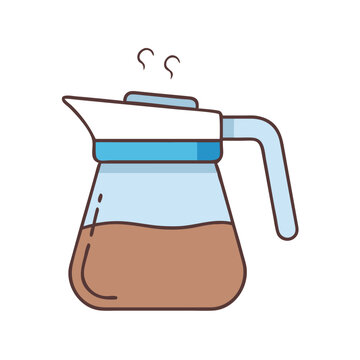 recommend clip art: coffee pot vector icon, coffee pot vector illustration - simple illustration of coffee pot, perfect for logos and iconscoffee pot 