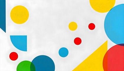 Abstract Colorful Geometric Shapes Design