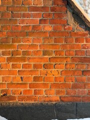 Fototapeta premium red brick wall