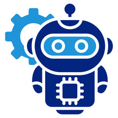 Obraz premium Robotics Icon Element For Design