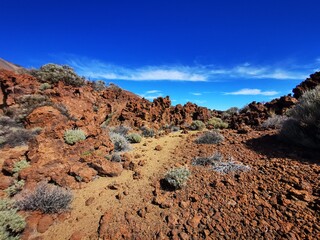 red rocks and sky
