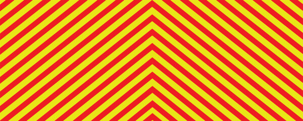 Red and yellow diagonal stripes. Ambulance emergency background sign.
