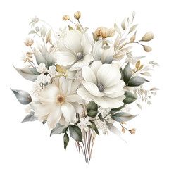 Beautiful Flower Clipart Vector Illustration - Floral Design for Graphics