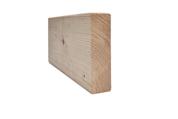 A wooden pattern with shadow with white background