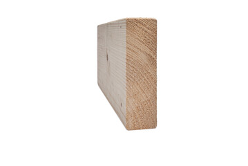 A wooden pattern with shadow with white background