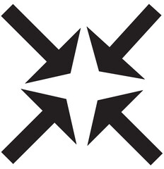 Full screen icon set. Expand vector icon.