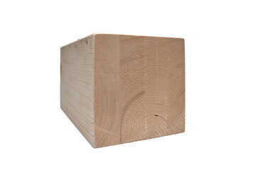 A wooden pattern with shadow with white background