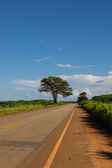 Naklejka premium estrada do campo, Minas Gerais