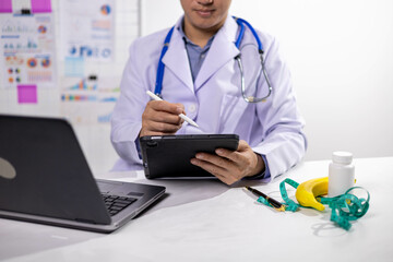 Young Asian Nutritionist, Health Doctor, Fruit, Weight Loss