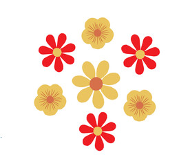 Obraz premium flower vactor icon ,flower icon