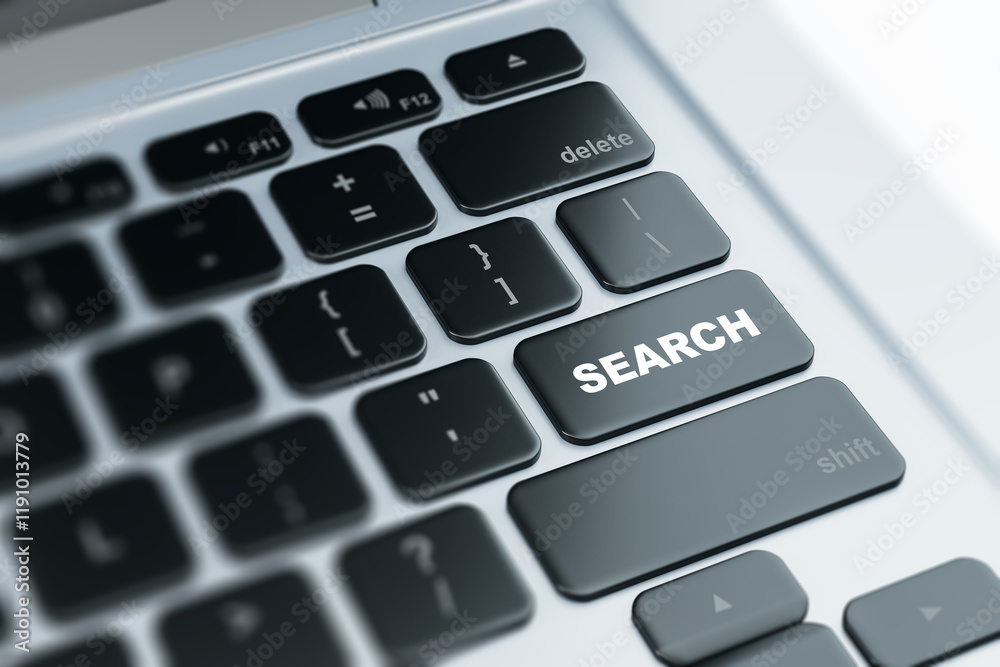 Aufkleber Close-up of a keyboard with a 