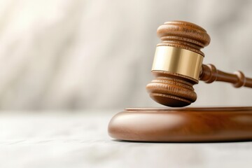 Obraz premium A courtroom scene with medical equipment, illustrating a healthcare lawsuit trial, highlighting legal justice in medicine