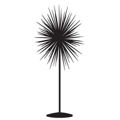 Fototapeta premium figurine in the shape of thorns on a long leg collected in a prickly ball