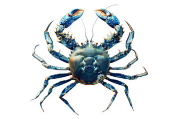 Artistic representation of Cancer zodiac sign isolated on transparent background