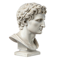Obraz premium Detailed Marble Bust of a Classical Roman Figure