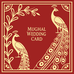 Elegant Wedding Card Vector Art