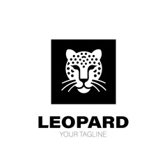 Leopard Logo, Leopard Logo Design, Leopard Logo Brand Name. Leopard Logo Vector Design on White Background