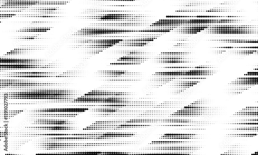 Poster monochrome gradient halftone dots background. vector illustration. abstract grunge dots on white bac