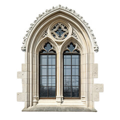 Gothic Architecture Window with Intricate Design