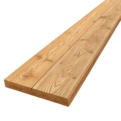 Natural Wooden Plank with Grain Texture and Long Length