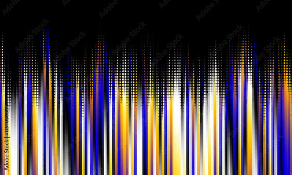 Poster Abstract Gradient Lines Against a Striking Black Background for Enhanced Visual Impact